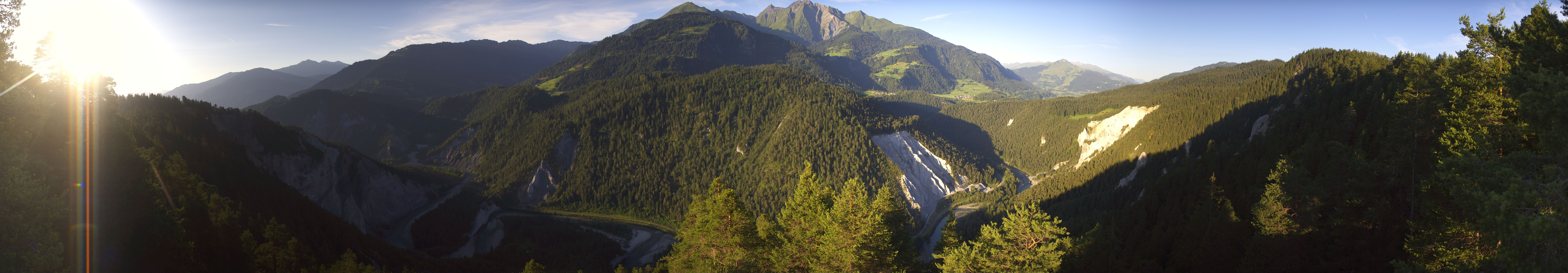 Archiv Foto Webcam Rheinschlucht - Swiss Grand Canyon