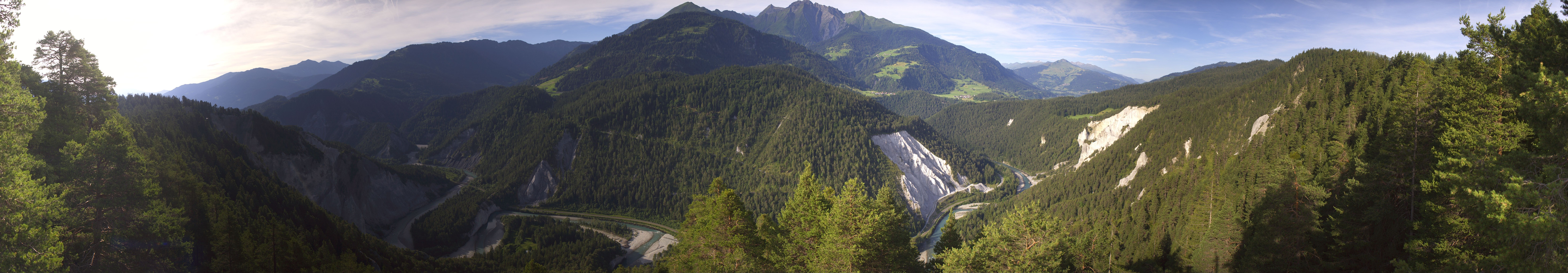 Archiv Foto Webcam Rheinschlucht - Swiss Grand Canyon