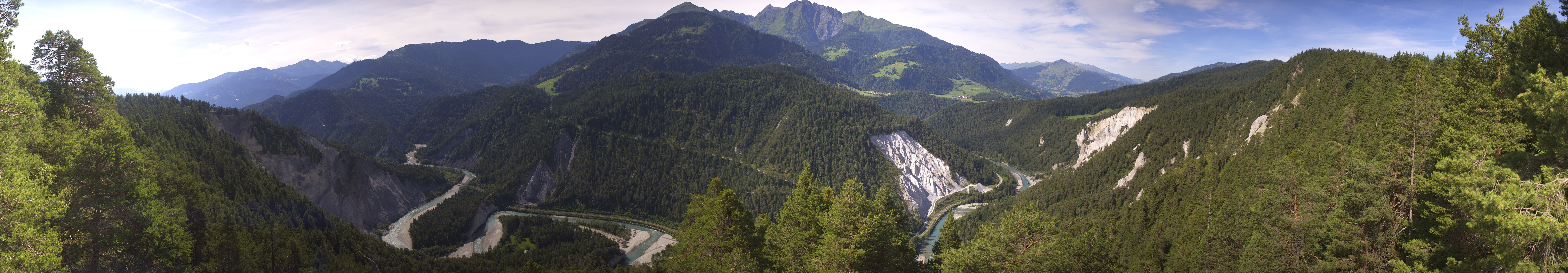 Archiv Foto Webcam Rheinschlucht - Swiss Grand Canyon