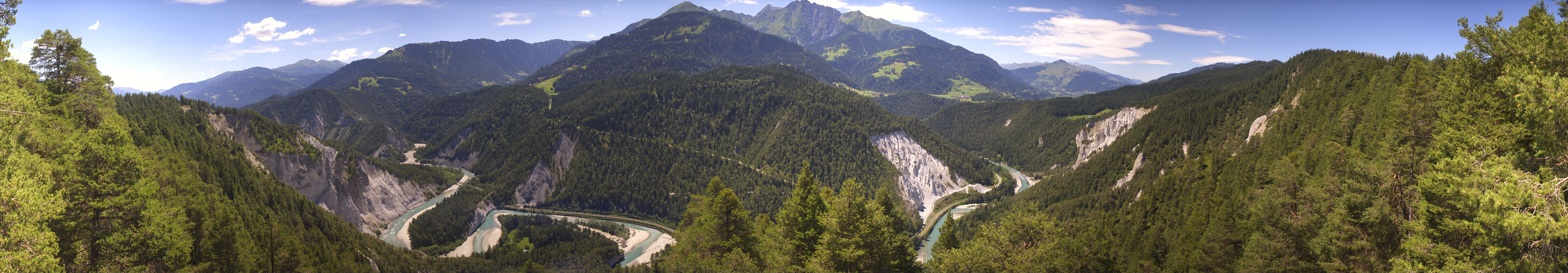 Archiv Foto Webcam Rheinschlucht - Swiss Grand Canyon