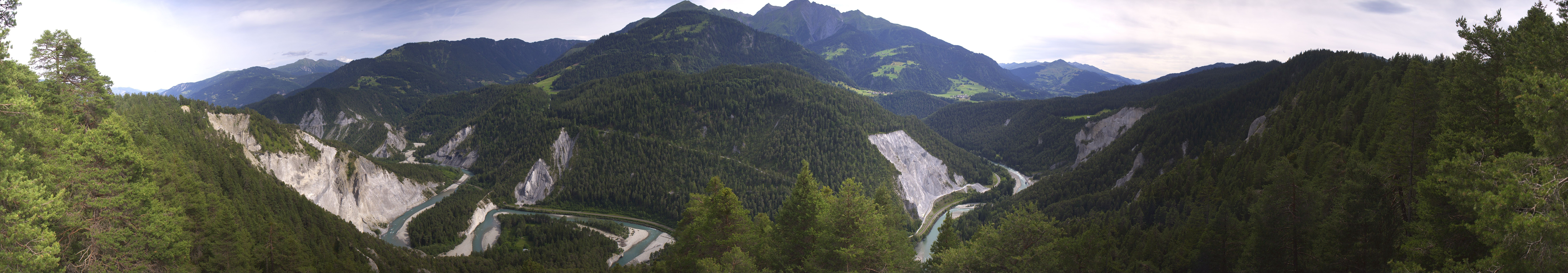 Archiv Foto Webcam Rheinschlucht - Swiss Grand Canyon