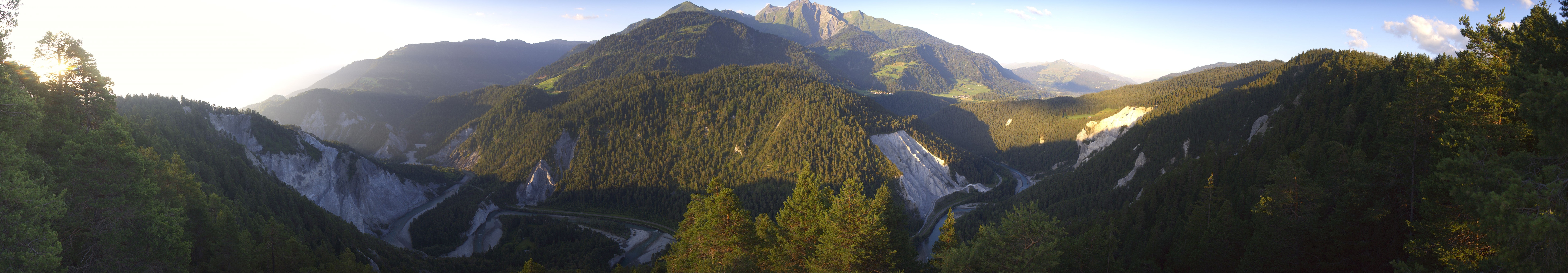 Archiv Foto Webcam Rheinschlucht - Swiss Grand Canyon