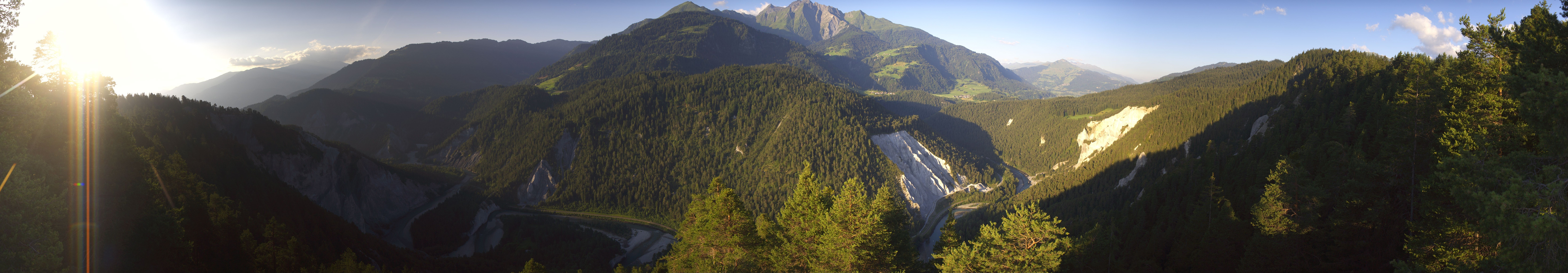Archiv Foto Webcam Rheinschlucht - Swiss Grand Canyon