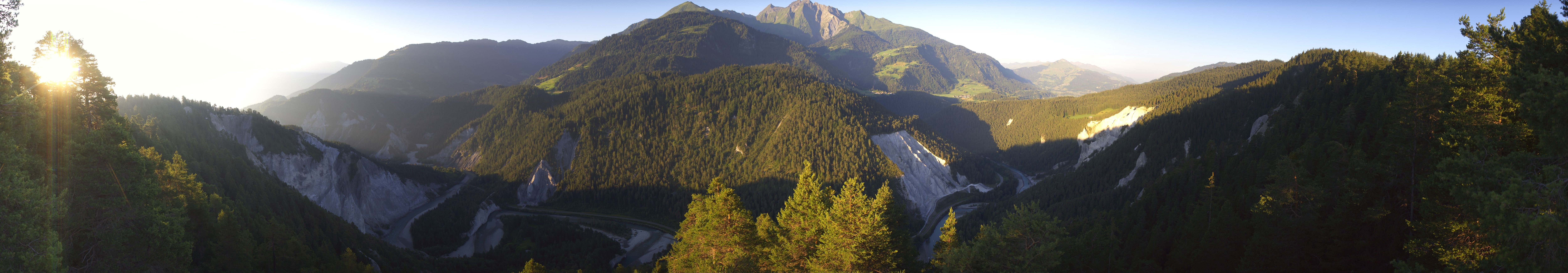 Archiv Foto Webcam Rheinschlucht - Swiss Grand Canyon