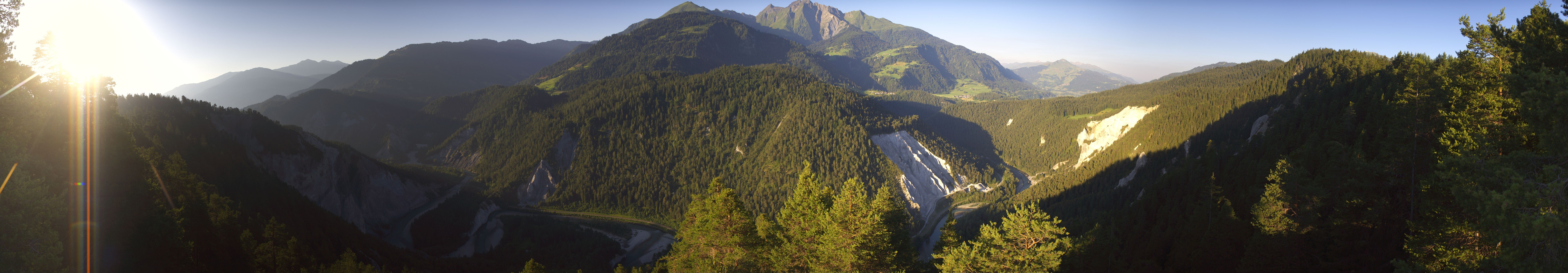 Archiv Foto Webcam Rheinschlucht - Swiss Grand Canyon
