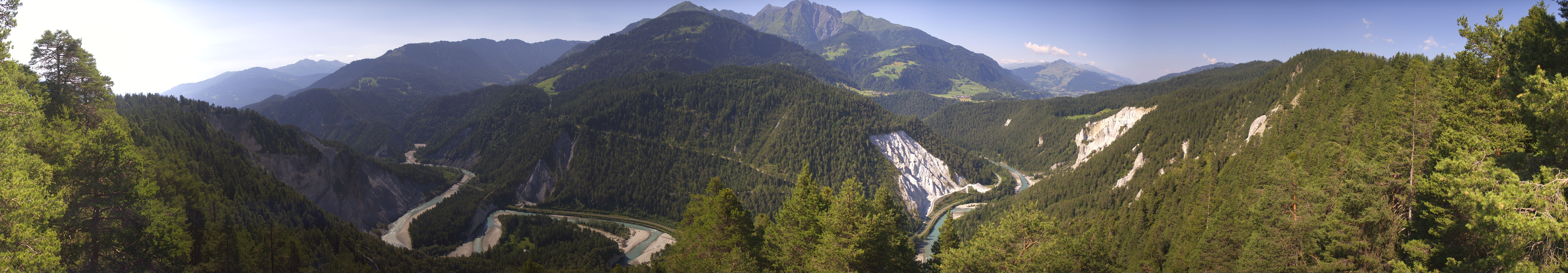 Archiv Foto Webcam Rheinschlucht - Swiss Grand Canyon