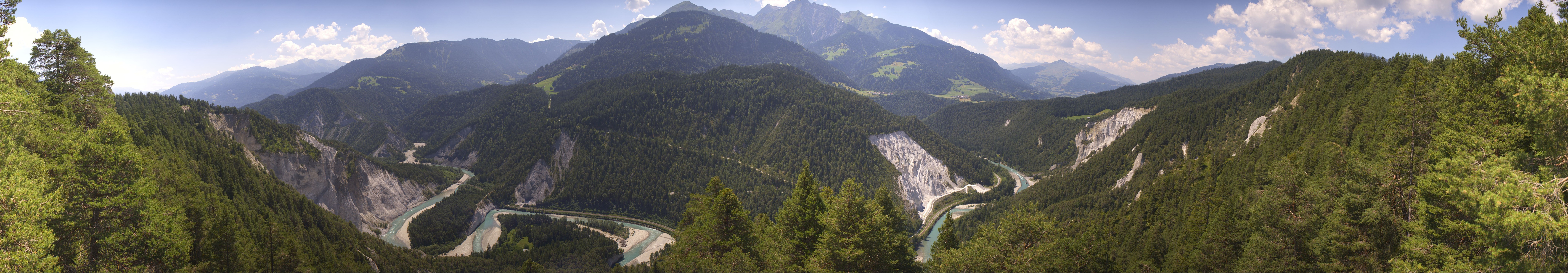 Archiv Foto Webcam Rheinschlucht - Swiss Grand Canyon