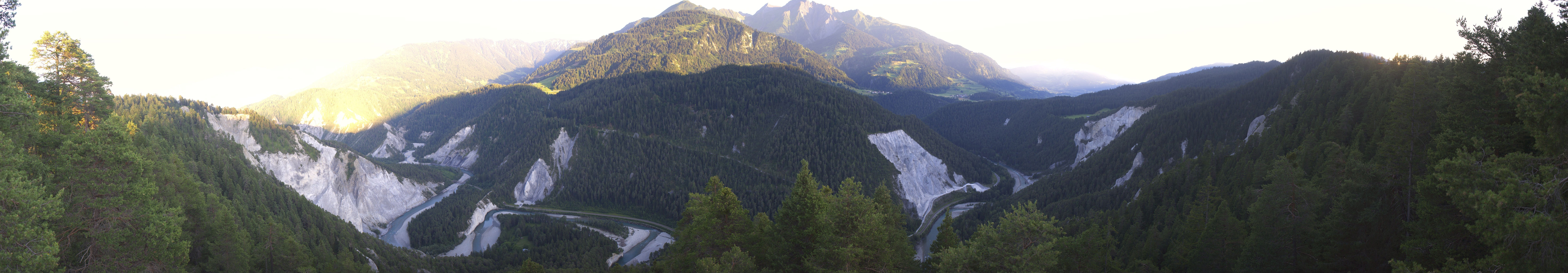Archiv Foto Webcam Rheinschlucht - Swiss Grand Canyon