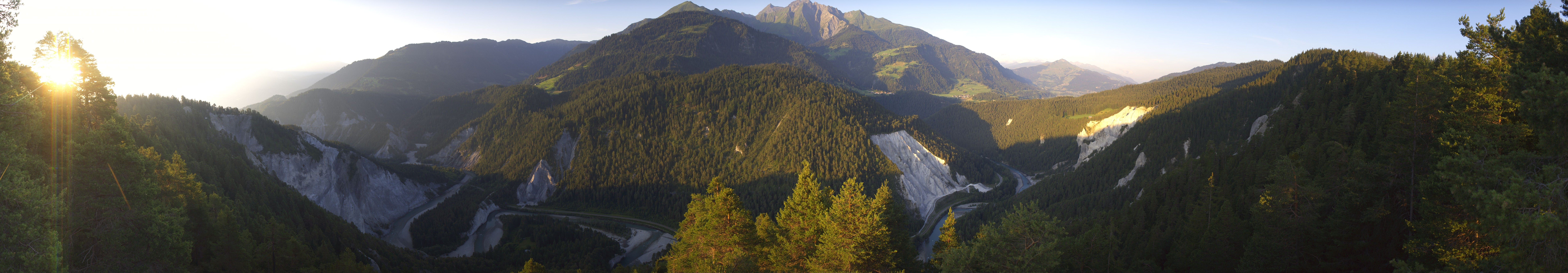 Archiv Foto Webcam Rheinschlucht - Swiss Grand Canyon