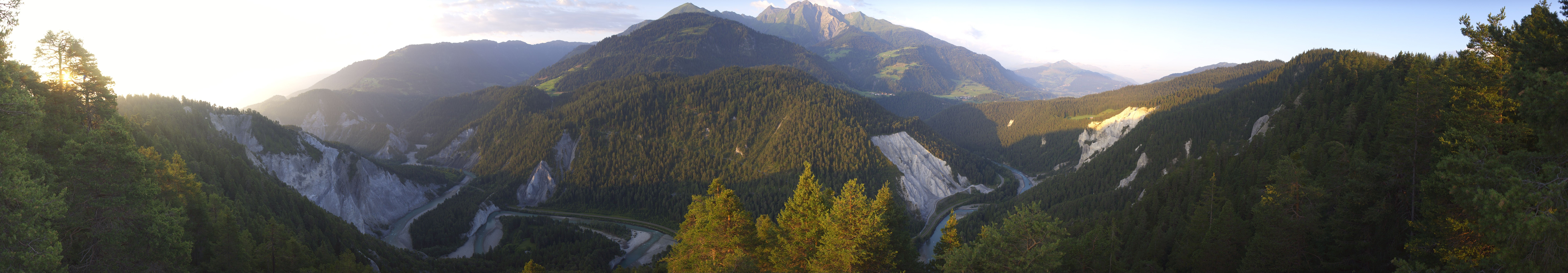 Archiv Foto Webcam Rheinschlucht - Swiss Grand Canyon