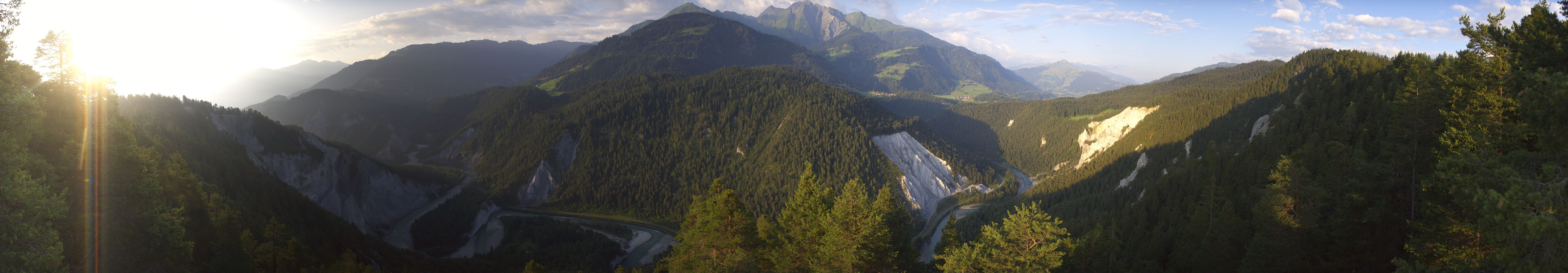 Archiv Foto Webcam Rheinschlucht - Swiss Grand Canyon