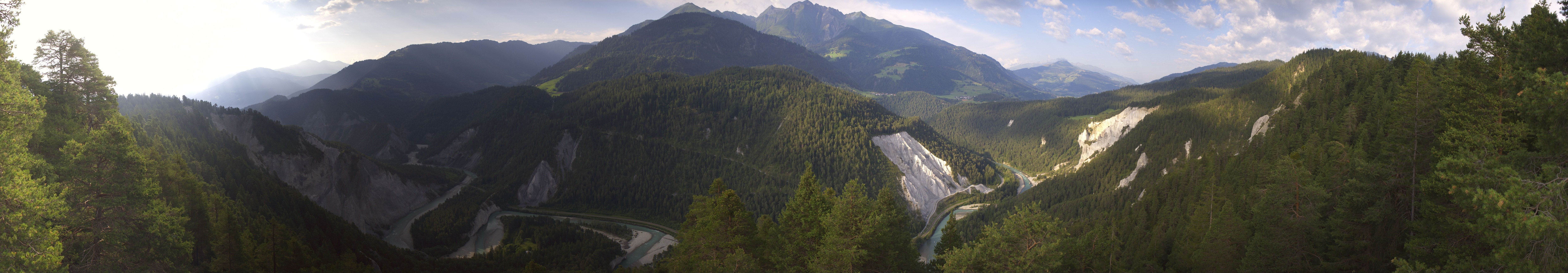 Archiv Foto Webcam Rheinschlucht - Swiss Grand Canyon