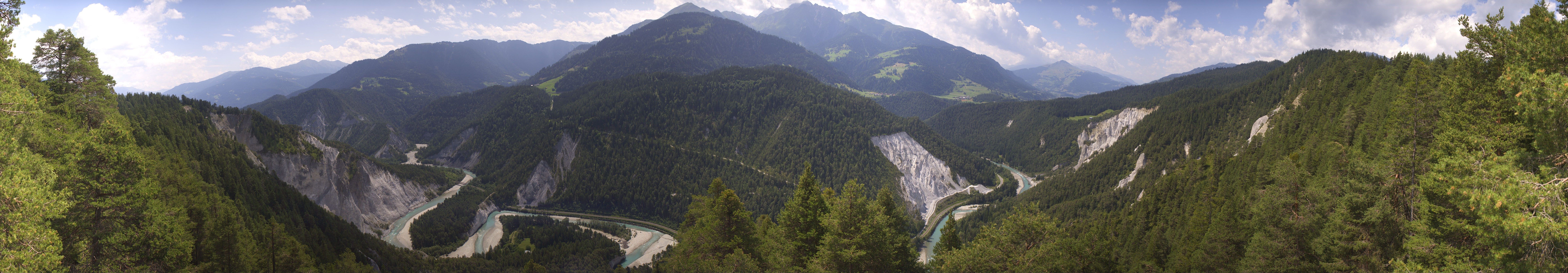 Archiv Foto Webcam Rheinschlucht - Swiss Grand Canyon