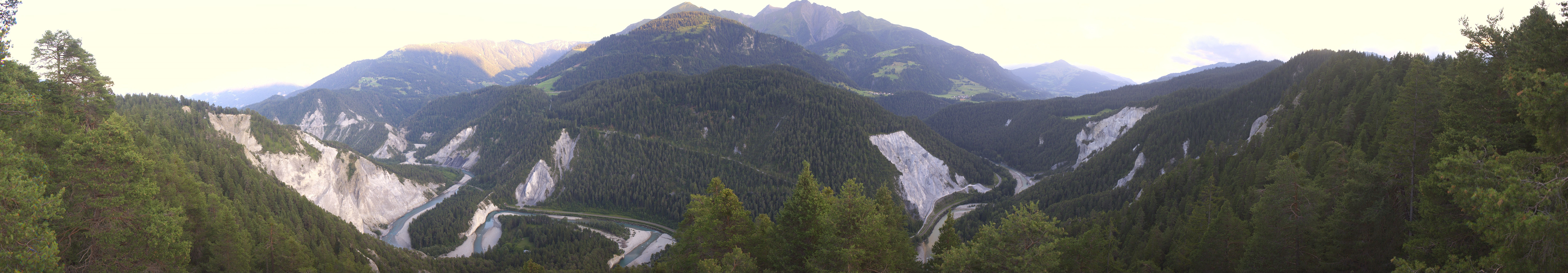 Archiv Foto Webcam Rheinschlucht - Swiss Grand Canyon