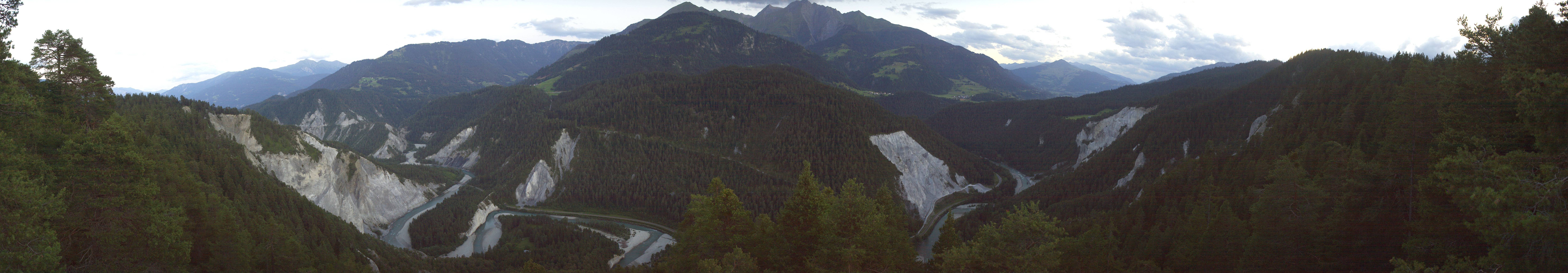 Archiv Foto Webcam Rheinschlucht - Swiss Grand Canyon