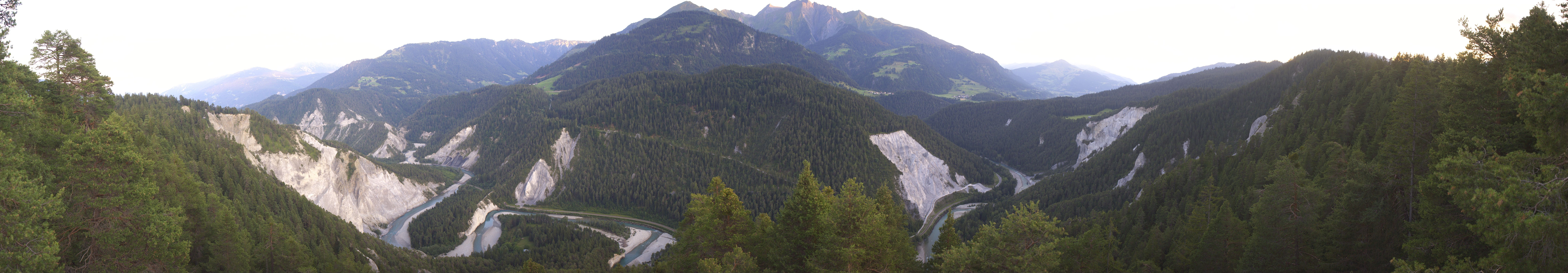 Archiv Foto Webcam Rheinschlucht - Swiss Grand Canyon