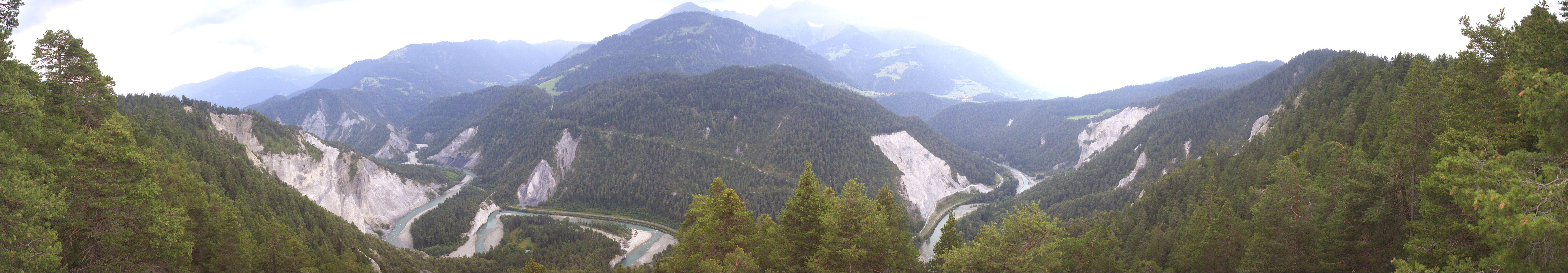 Archiv Foto Webcam Rheinschlucht - Swiss Grand Canyon