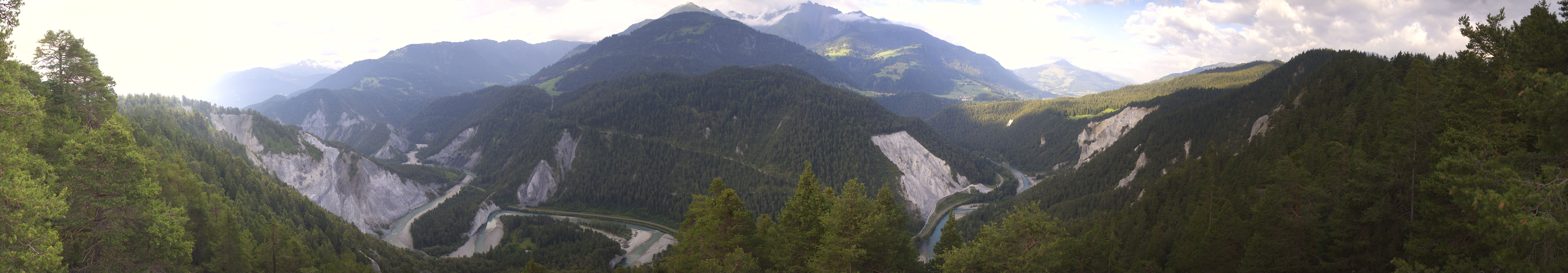 Archiv Foto Webcam Rheinschlucht - Swiss Grand Canyon