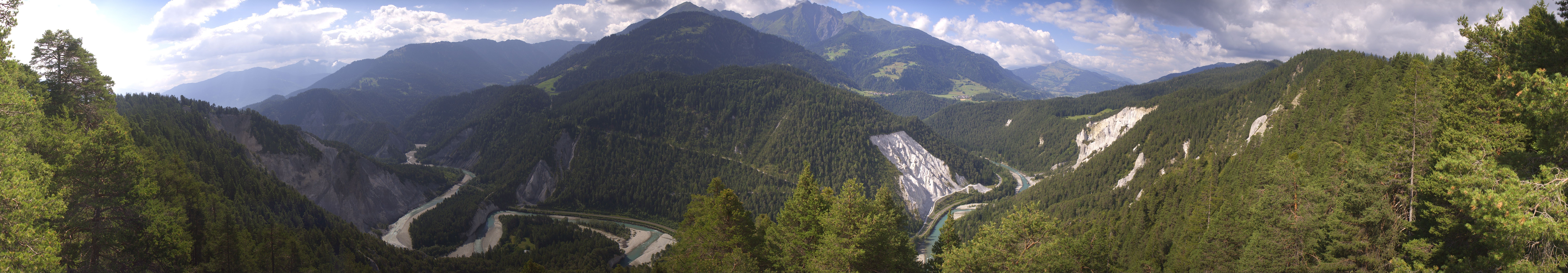 Archiv Foto Webcam Rheinschlucht - Swiss Grand Canyon