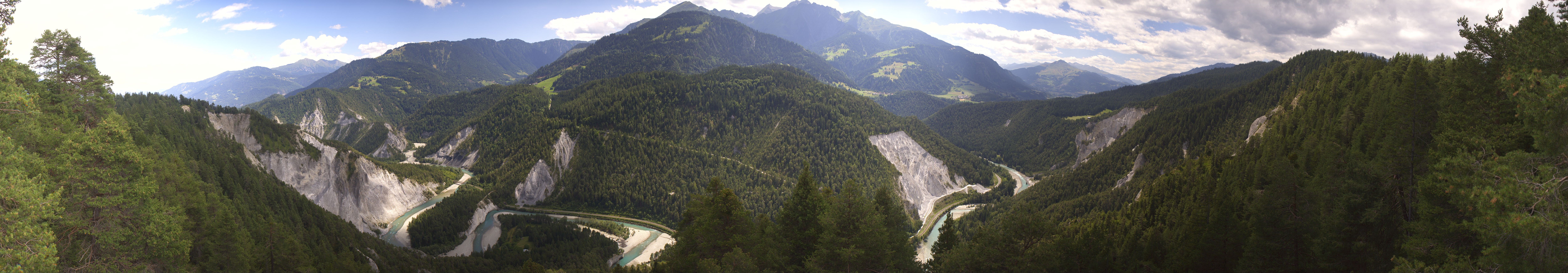 Archiv Foto Webcam Rheinschlucht - Swiss Grand Canyon
