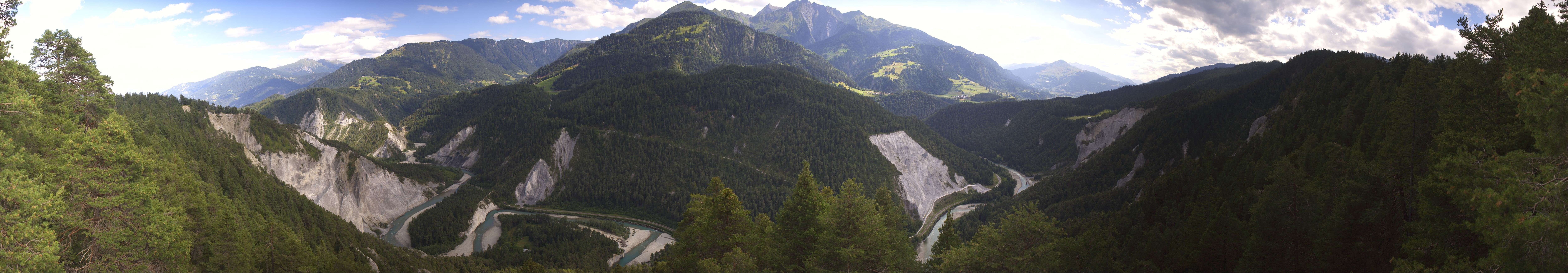 Archiv Foto Webcam Rheinschlucht - Swiss Grand Canyon