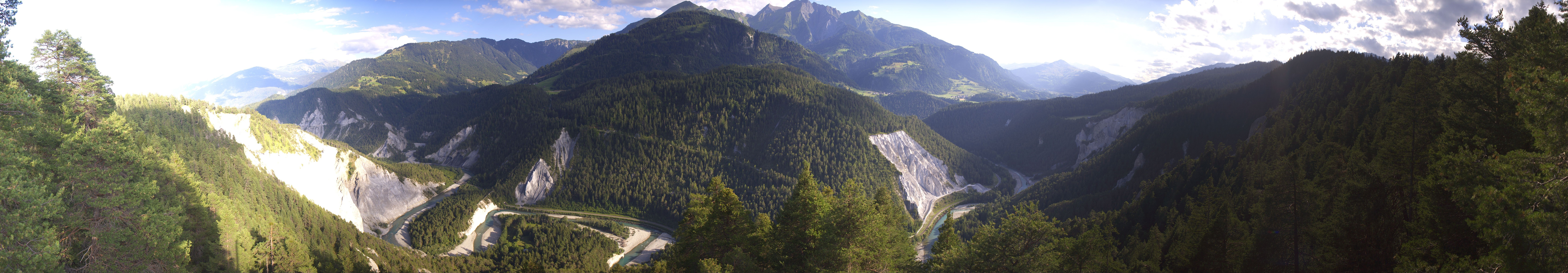 Archiv Foto Webcam Rheinschlucht - Swiss Grand Canyon