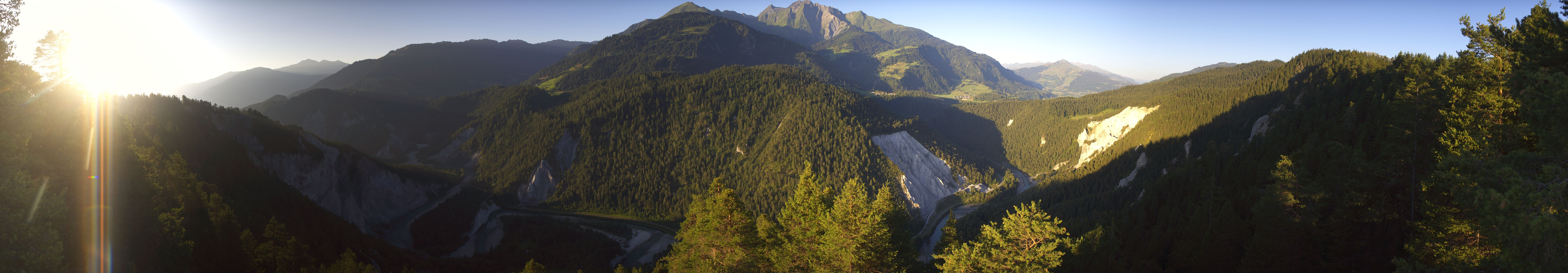 Archiv Foto Webcam Rheinschlucht - Swiss Grand Canyon