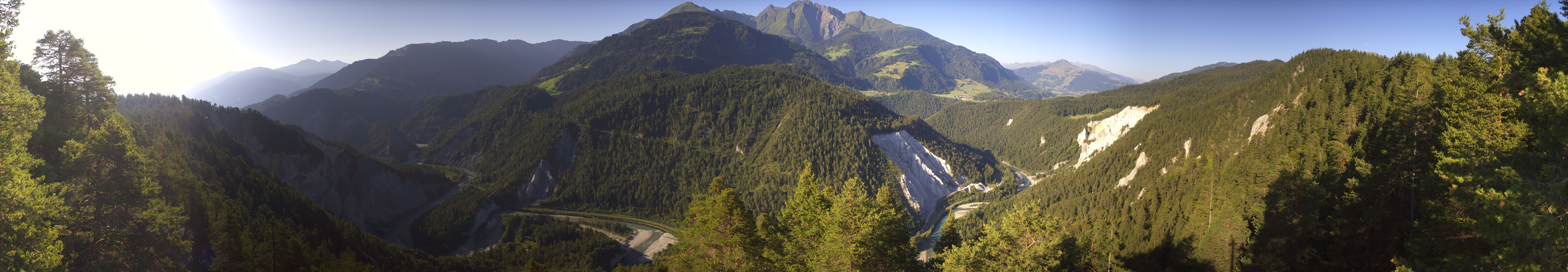 Archiv Foto Webcam Rheinschlucht - Swiss Grand Canyon