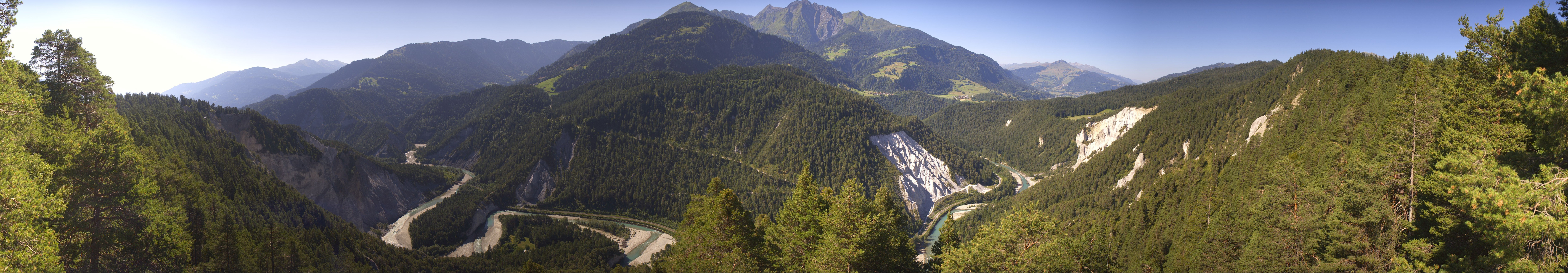 Archiv Foto Webcam Rheinschlucht - Swiss Grand Canyon