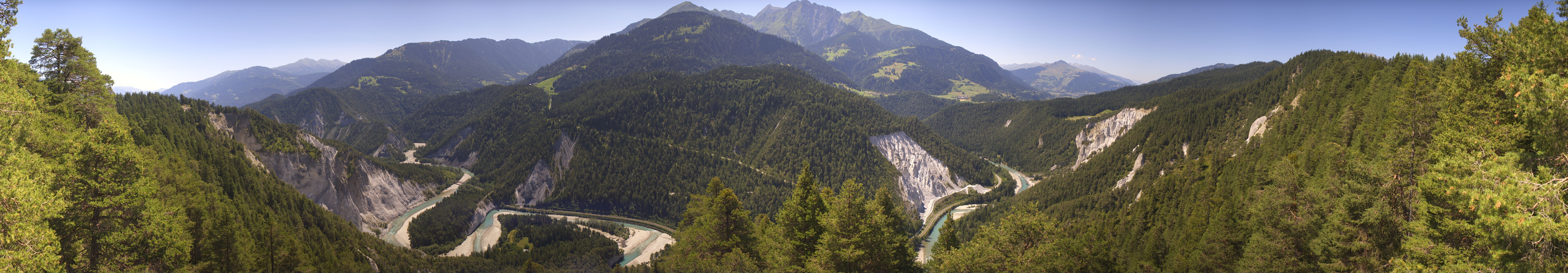 Archiv Foto Webcam Rheinschlucht - Swiss Grand Canyon