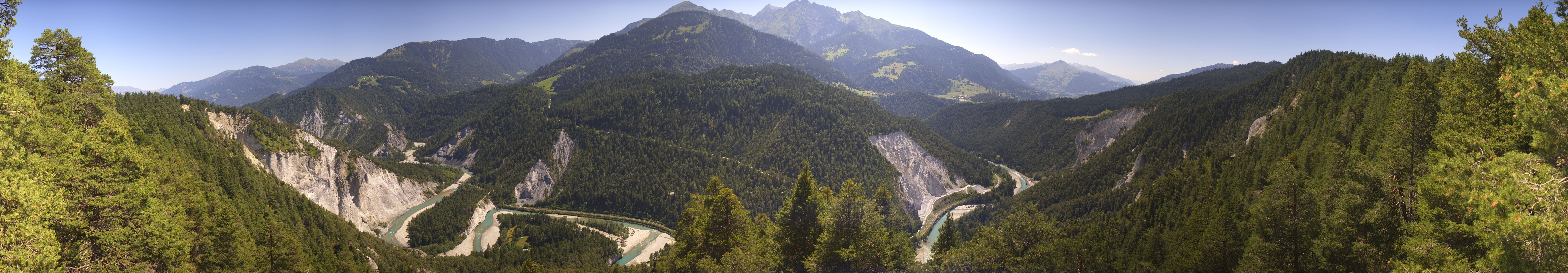 Archiv Foto Webcam Rheinschlucht - Swiss Grand Canyon