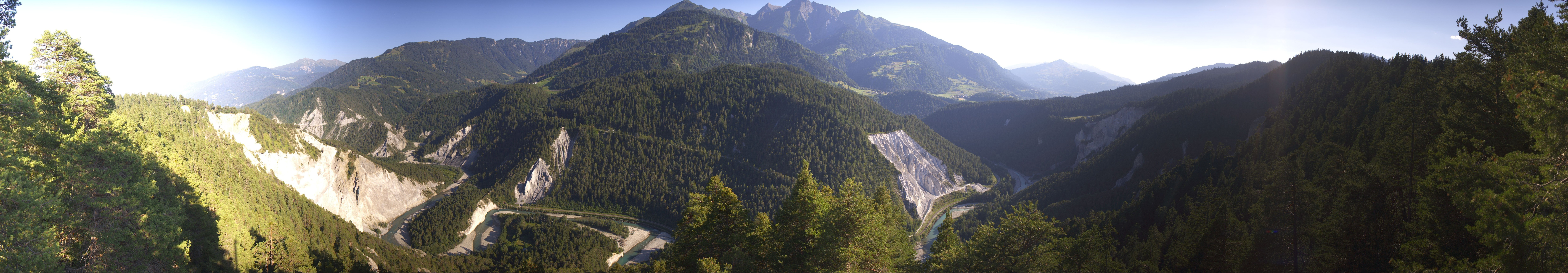 Archiv Foto Webcam Rheinschlucht - Swiss Grand Canyon