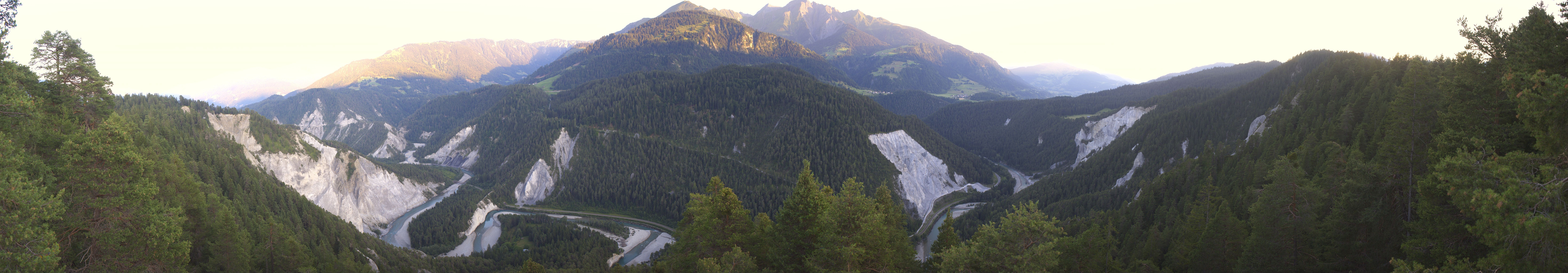 Archiv Foto Webcam Rheinschlucht - Swiss Grand Canyon