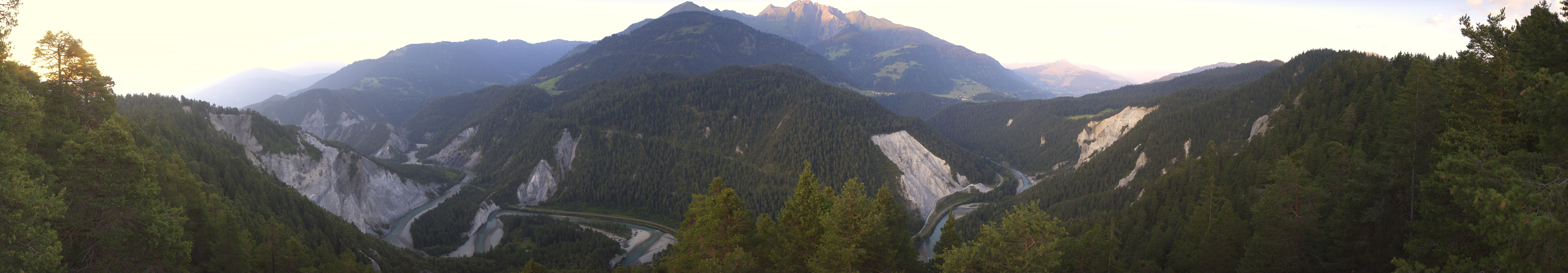 Archiv Foto Webcam Rheinschlucht - Swiss Grand Canyon