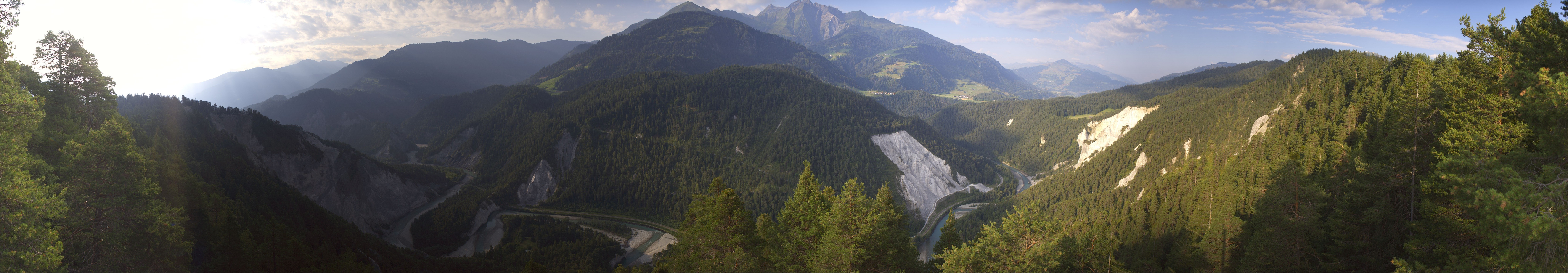 Archiv Foto Webcam Rheinschlucht - Swiss Grand Canyon