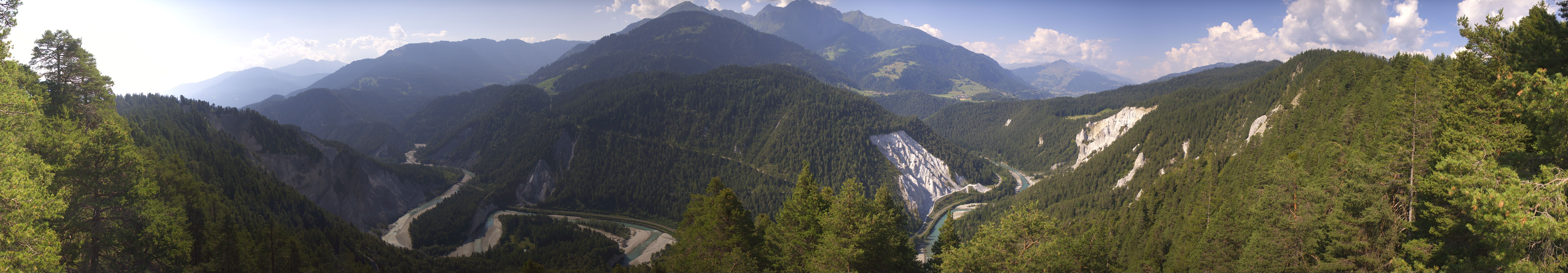 Archiv Foto Webcam Rheinschlucht - Swiss Grand Canyon