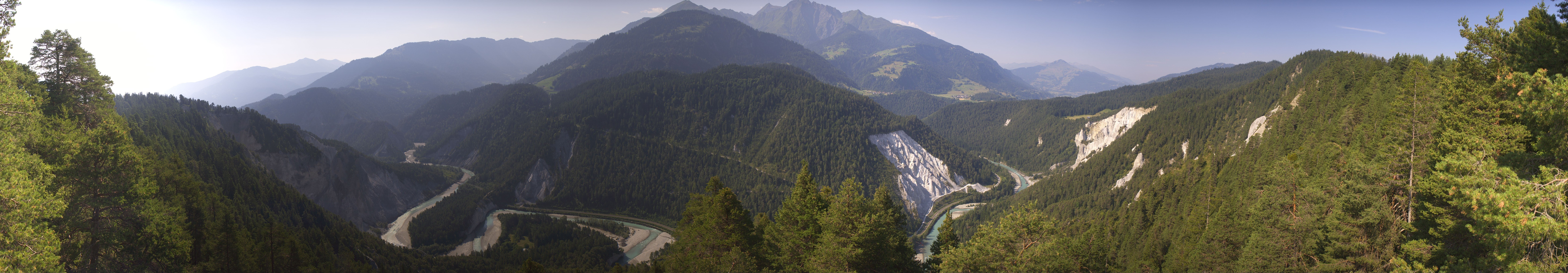 Archiv Foto Webcam Rheinschlucht - Swiss Grand Canyon