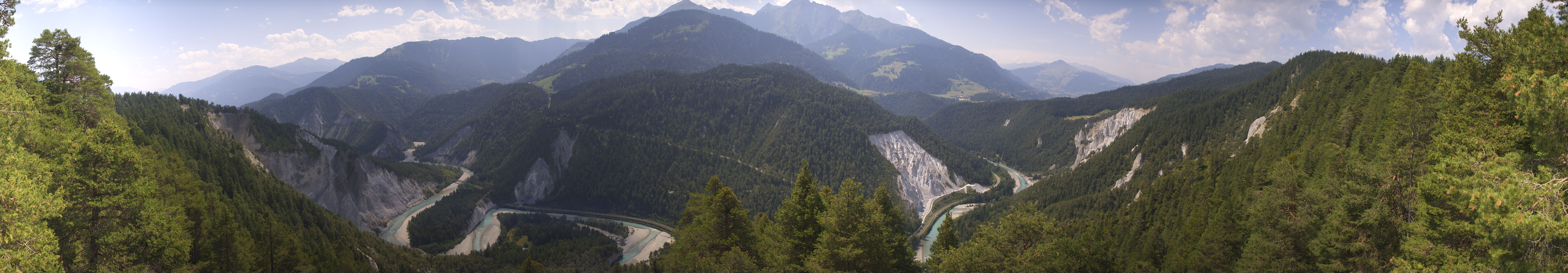 Archiv Foto Webcam Rheinschlucht - Swiss Grand Canyon