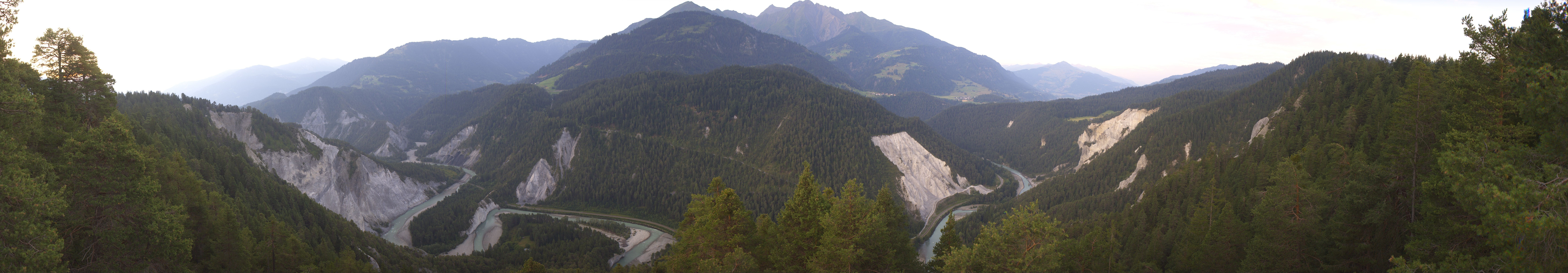 Archiv Foto Webcam Rheinschlucht - Swiss Grand Canyon