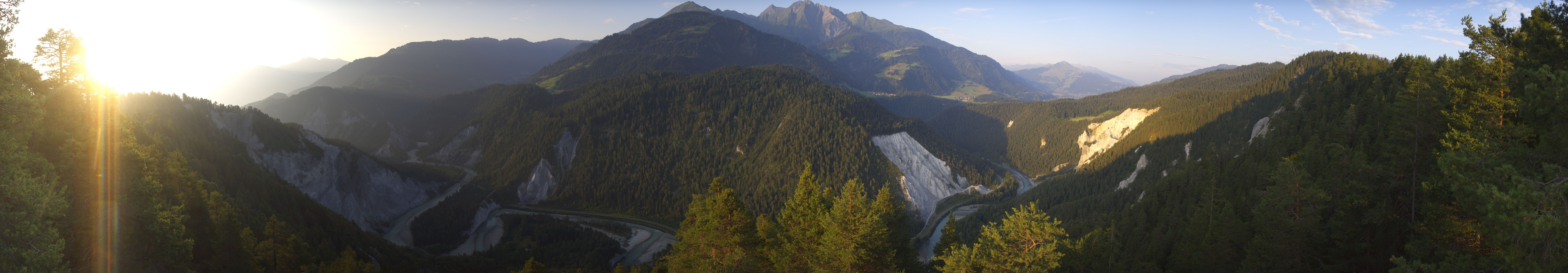Archiv Foto Webcam Rheinschlucht - Swiss Grand Canyon