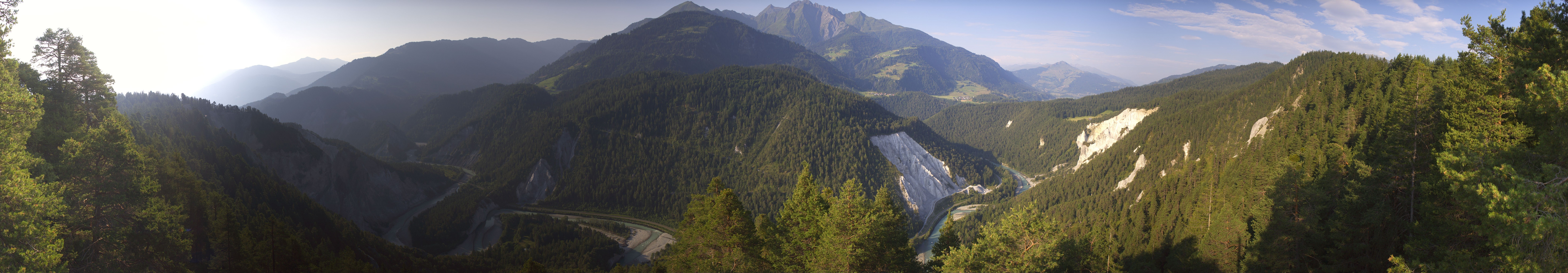 Archiv Foto Webcam Rheinschlucht - Swiss Grand Canyon