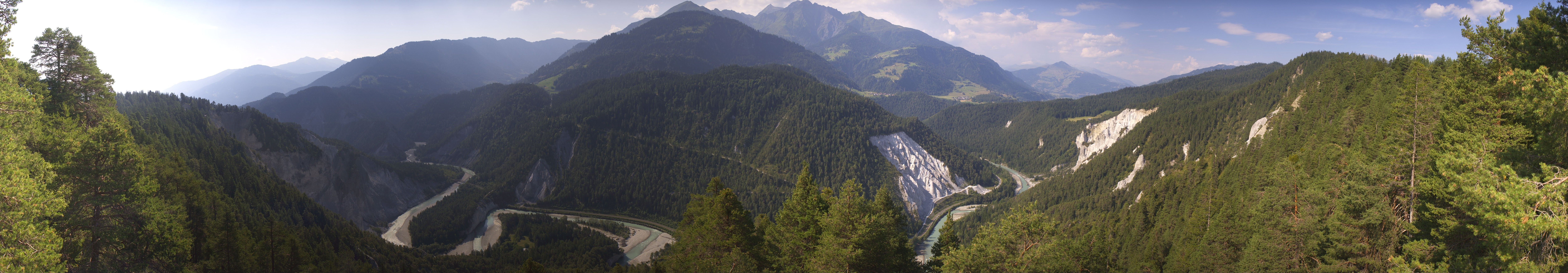 Archiv Foto Webcam Rheinschlucht - Swiss Grand Canyon