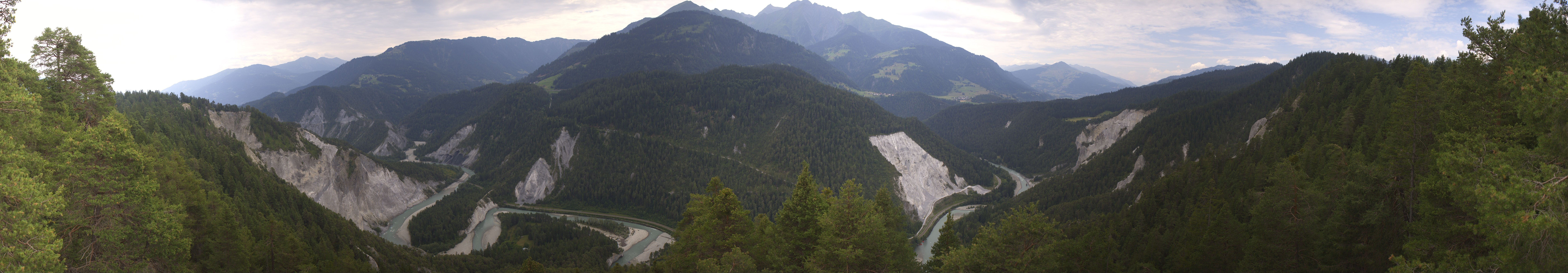 Archiv Foto Webcam Rheinschlucht - Swiss Grand Canyon