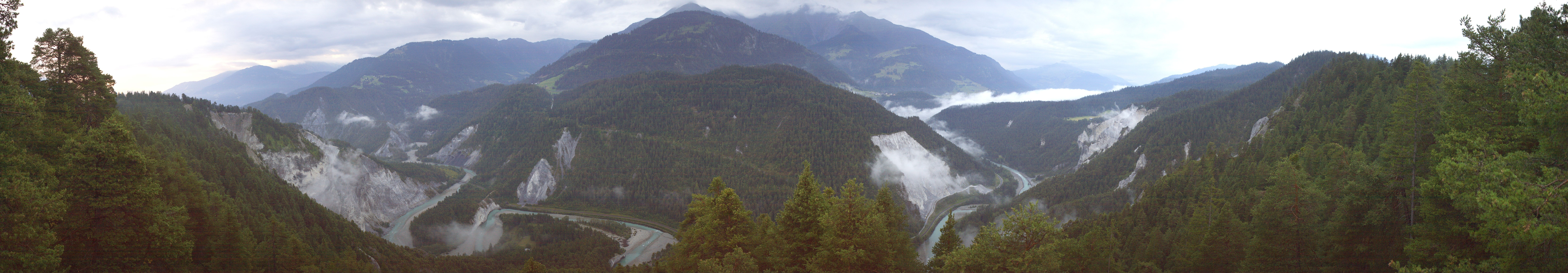 Archiv Foto Webcam Rheinschlucht - Swiss Grand Canyon