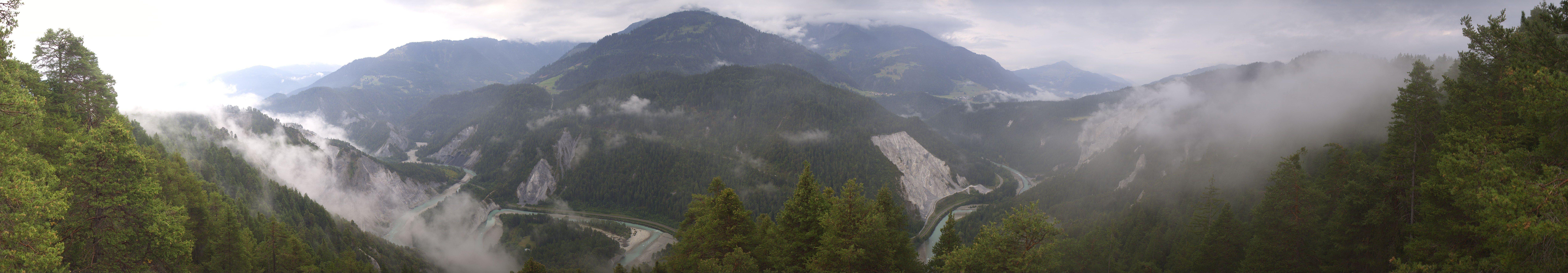 Archiv Foto Webcam Rheinschlucht - Swiss Grand Canyon