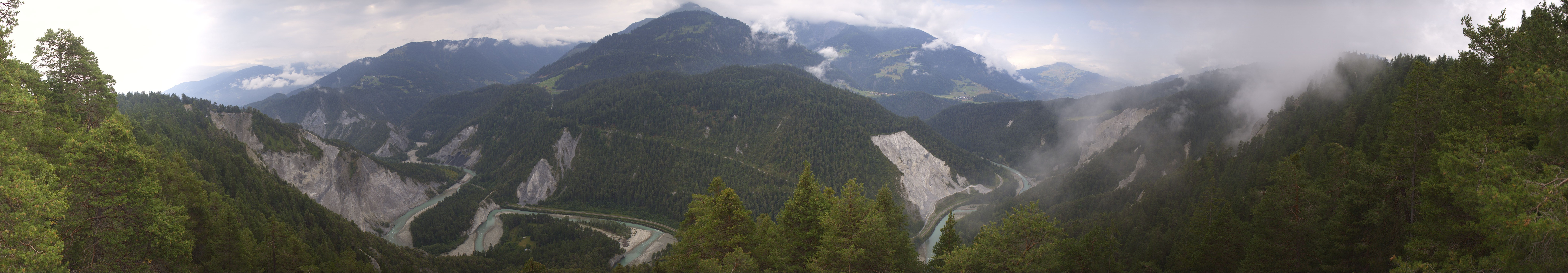 Archiv Foto Webcam Rheinschlucht - Swiss Grand Canyon