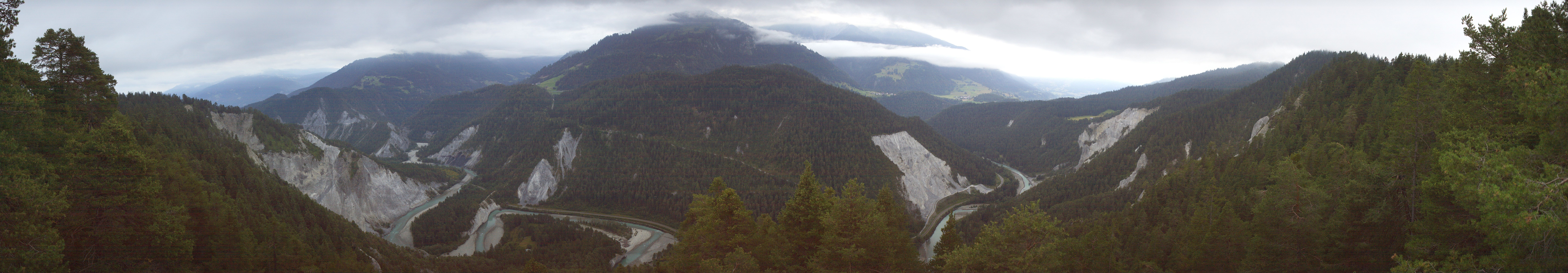 Archiv Foto Webcam Rheinschlucht - Swiss Grand Canyon