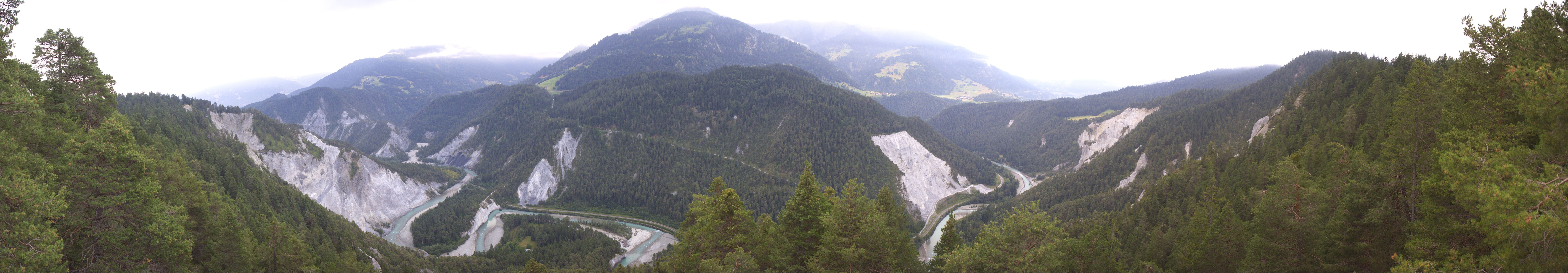 Archiv Foto Webcam Rheinschlucht - Swiss Grand Canyon