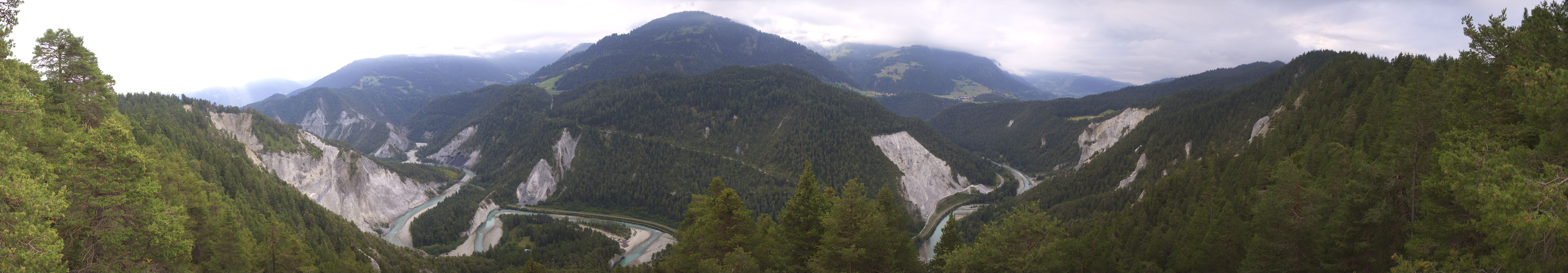 Archiv Foto Webcam Rheinschlucht - Swiss Grand Canyon