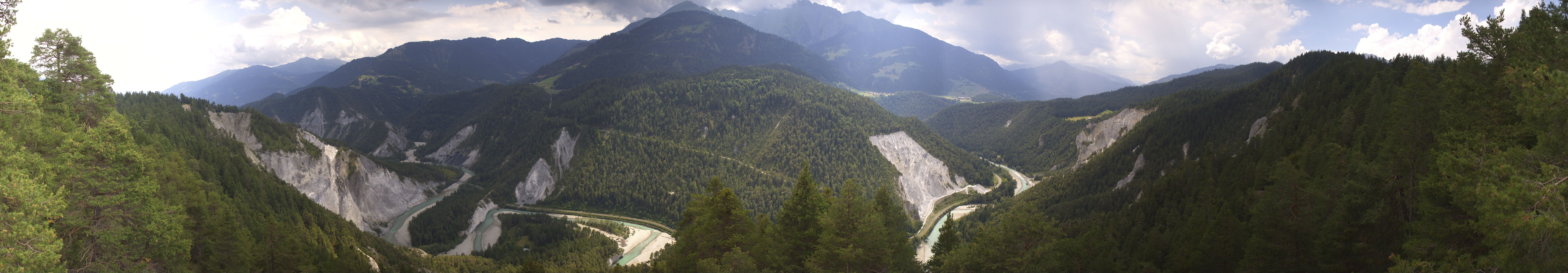 Archiv Foto Webcam Rheinschlucht - Swiss Grand Canyon